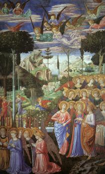 Benozzo Di Lese Di Sandro Gozzoli : Angels Worshipping (right side of the chancel)